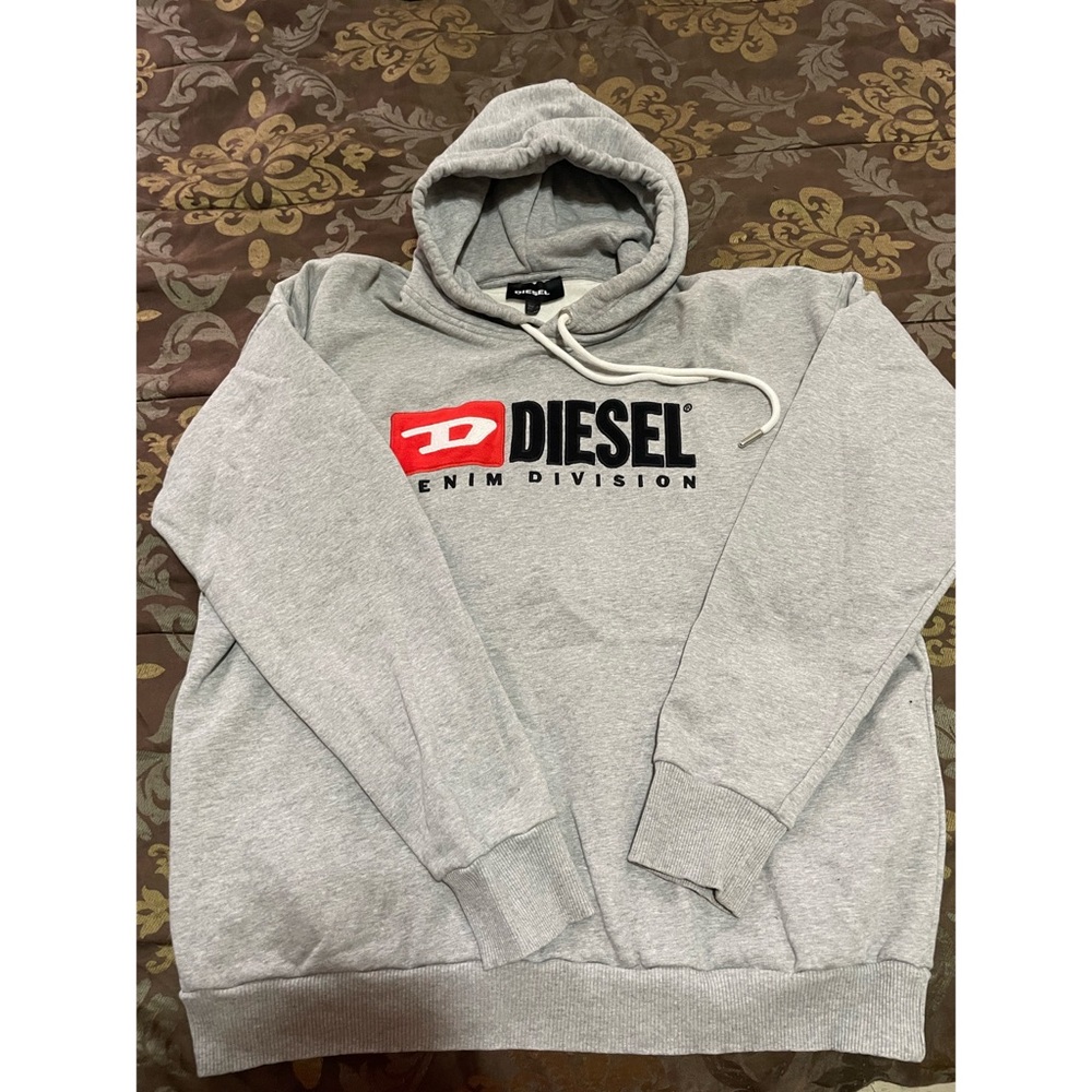 Diesel Men's Grey Hoodie